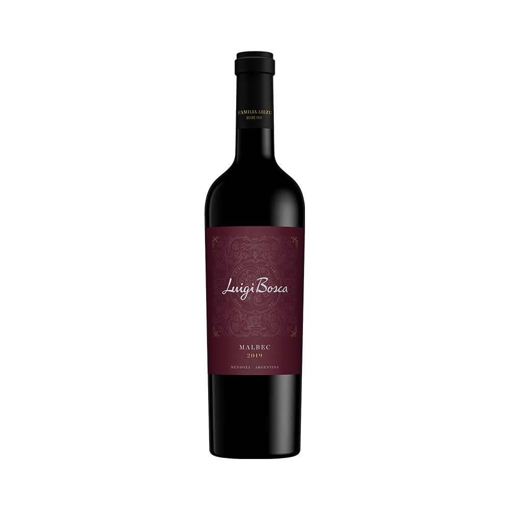 Botella de Luigi Bosca Malbec; foto de referencia