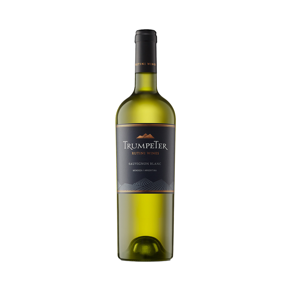 Botella de Trumpeter Sauvignon Blanc; foto de referencia